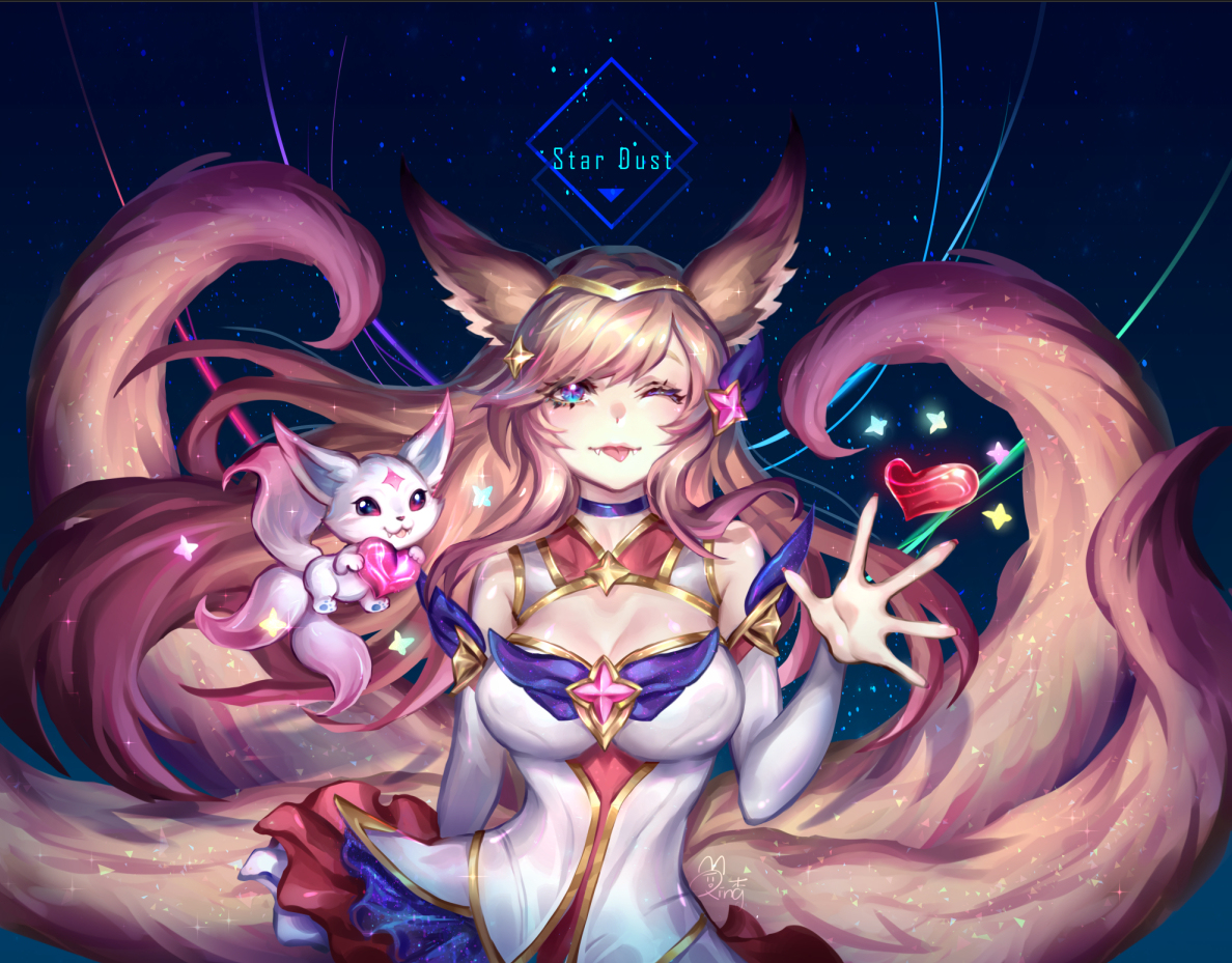 英雄联盟 高清壁纸 星之守护者/阿狸