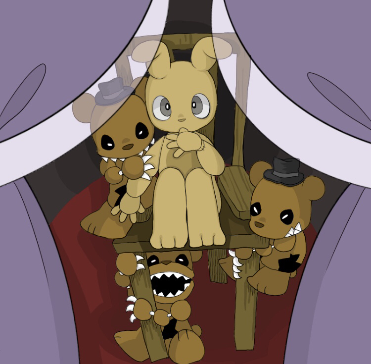 fnaf美图分享一一彩色画稿