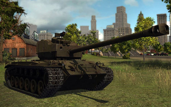 目标"虎王" "超级潘兴"中型坦克