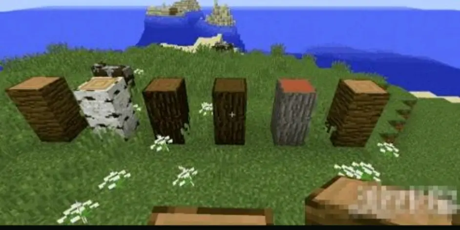 我的世界木头方块种类介绍新手必看 哔哩哔哩