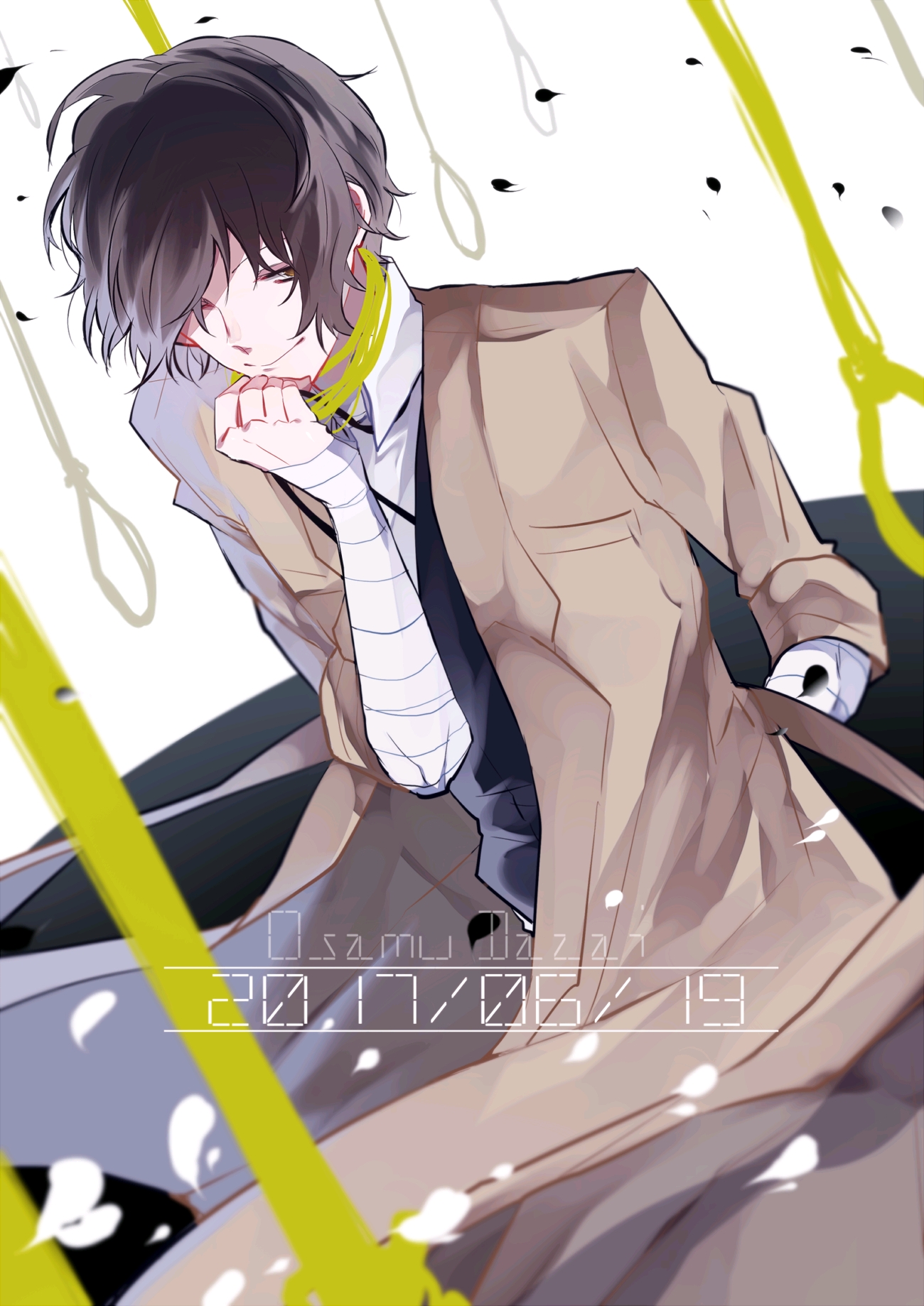 文豪 太宰】文豪ストレイドッグス アクリルブロック 太宰治 DEAD APPLE