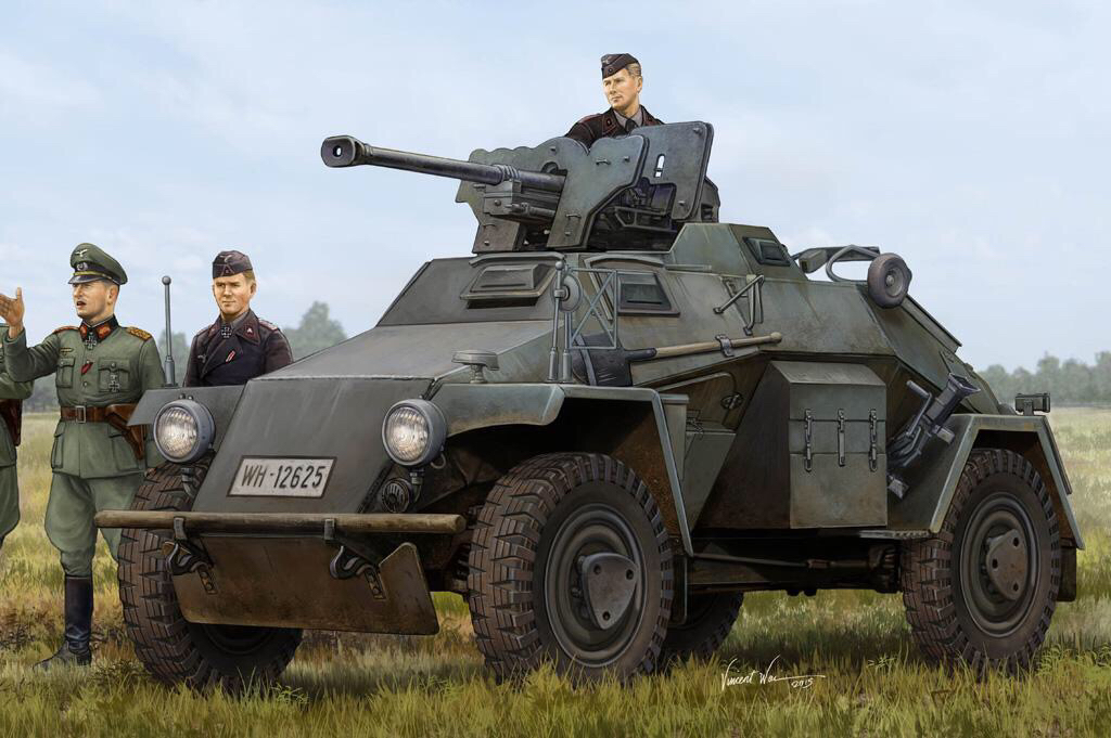 德国轮式装甲车专栏:sdkfz 221/222