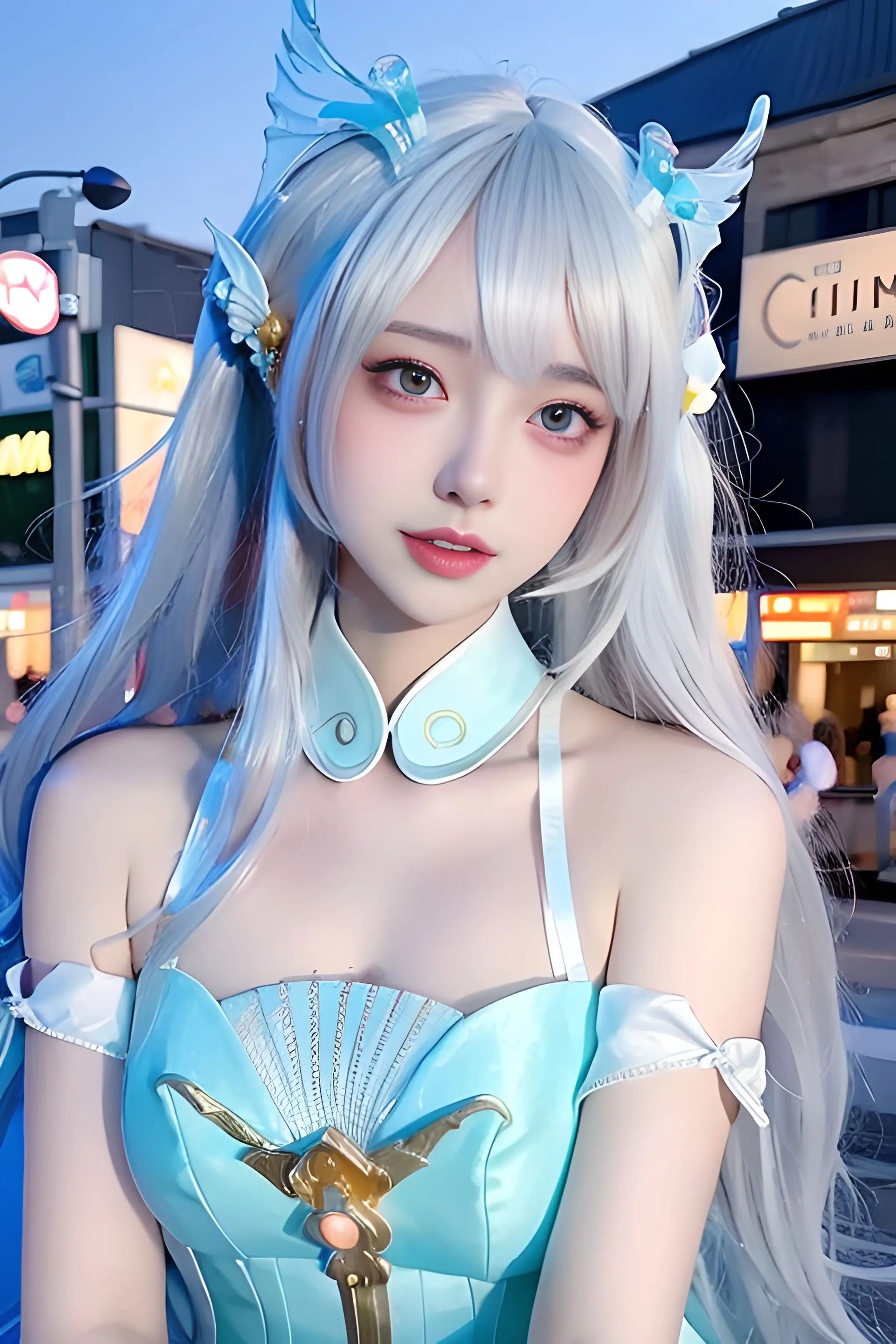 王者荣耀西施真人ai绘画竖屏唯美动漫卡通二次元手机高清壁纸cg