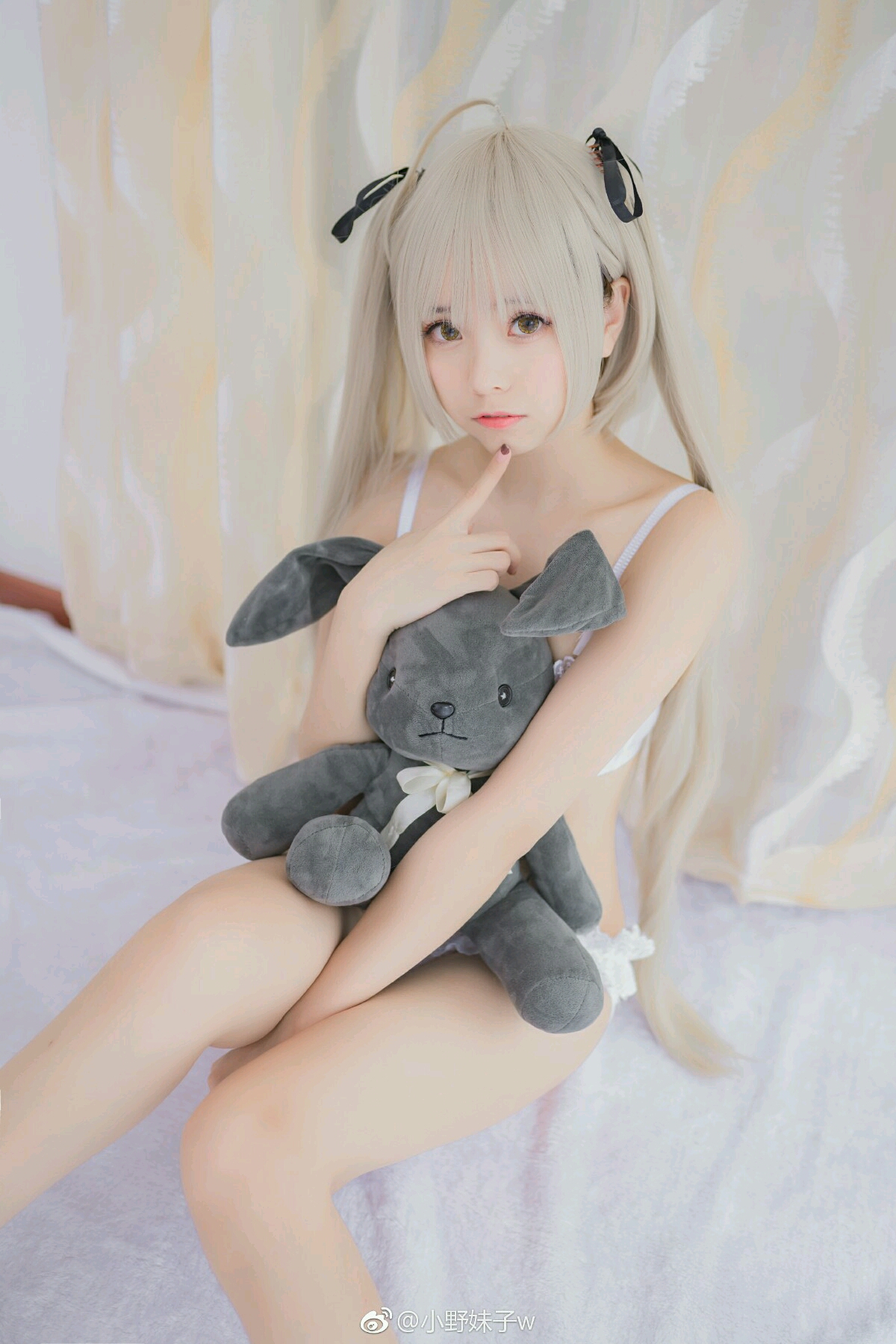 cos黑、白色、丝、吊带袜、世界级精美动漫壁纸、可爱、萌妹子、二次元!(第二十期)