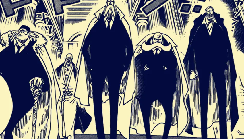 海贼王1037话 萨博让五老星心有余悸 象主团灭cp0大船队会让路奇很懵 哔哩哔哩