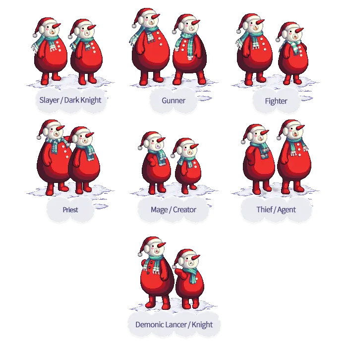 自选三色雪人装扮 Dnf美服1月8日更新简介 养女儿第二季 复出雪人礼包 哔哩哔哩