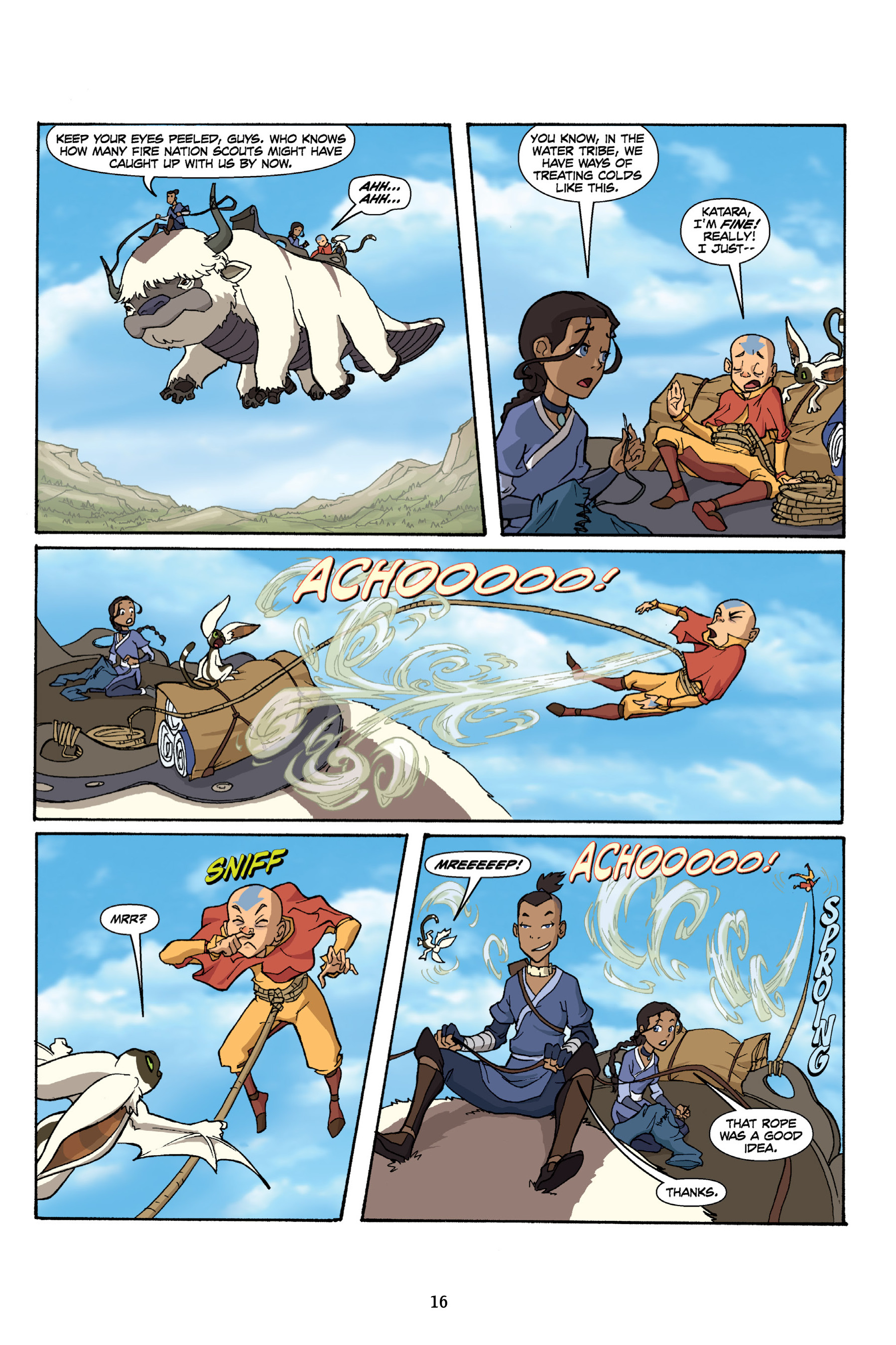 avatar: the last airbender 降世神通:最后的气宗漫画 dont blow it