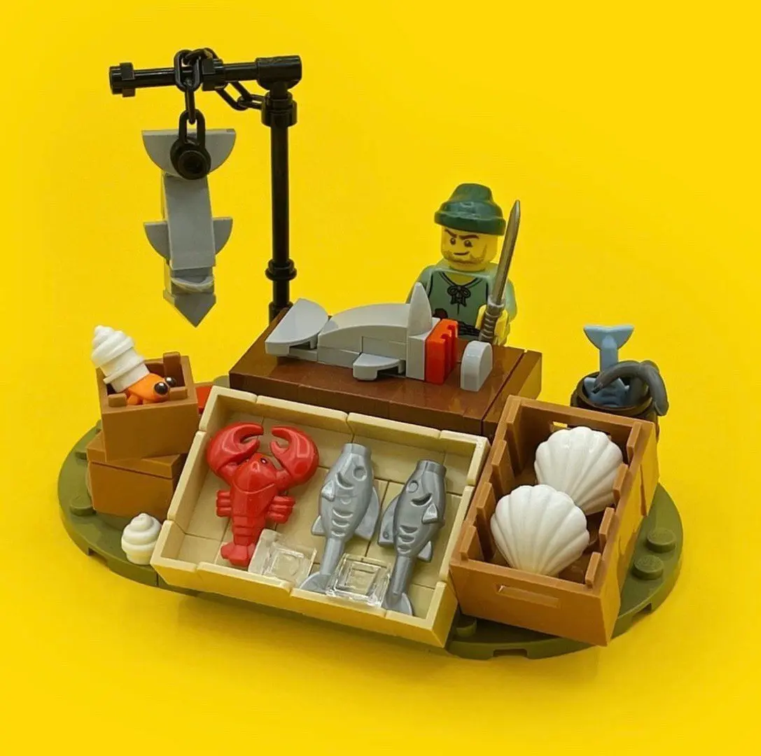 乐高鱼铺moc图纸分享