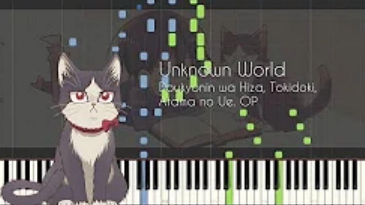 zzz / 乐谱】同居人是猫OP：Unknown World - 哔哩哔哩
