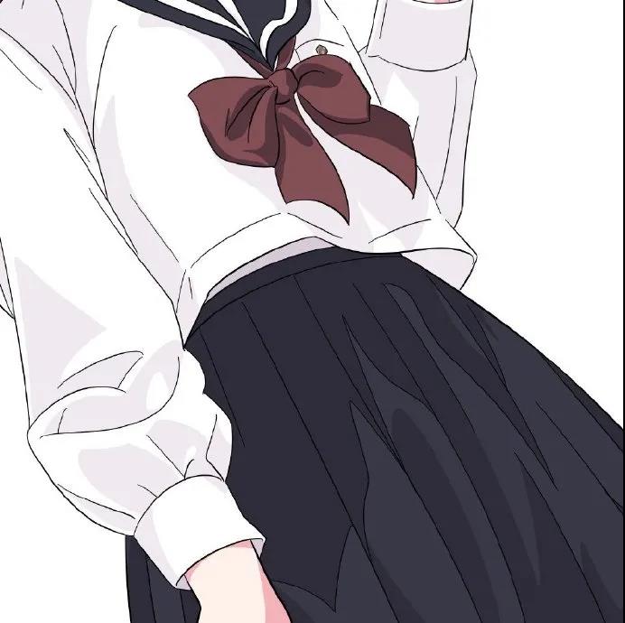 绘画素材动漫女生裙摆褶皱画法姿势动态速写参考