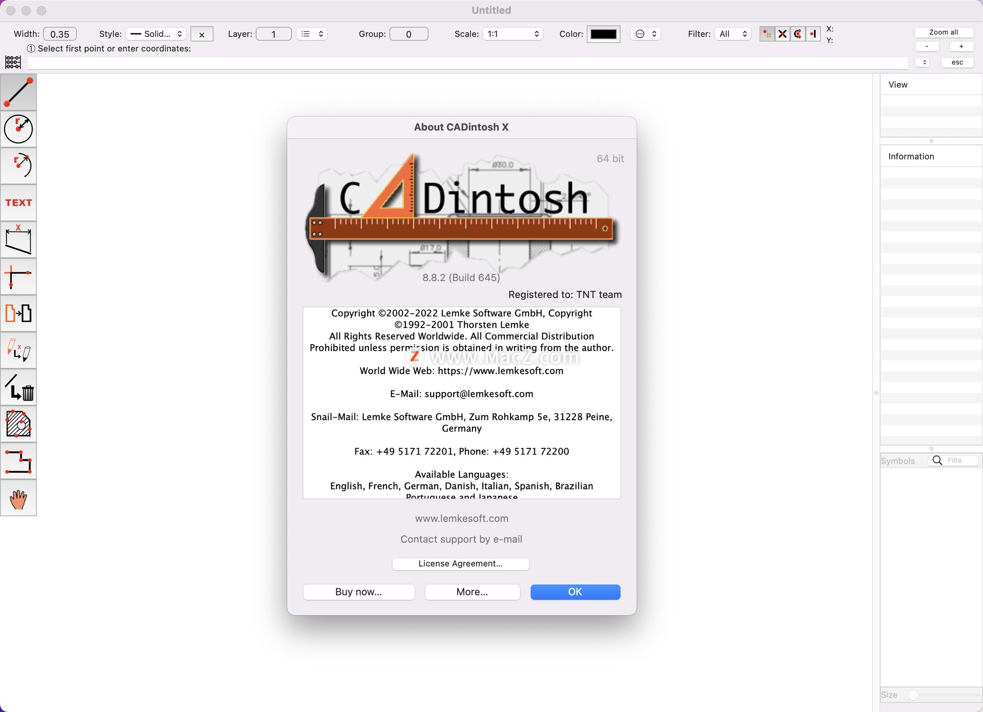Cadintosh X for mac download
