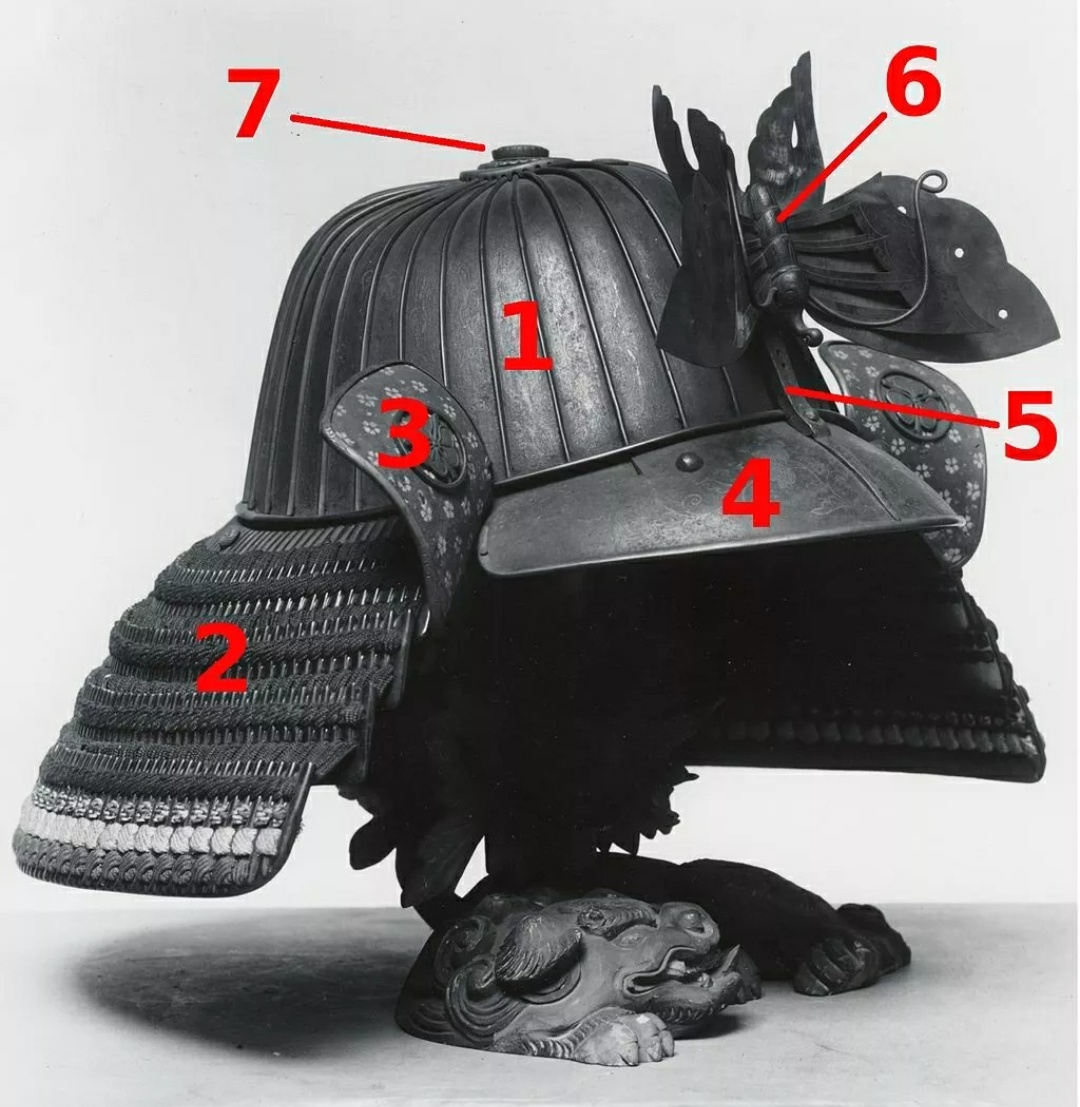 日本战国头盔大全图片