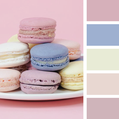 柔和色系40种配色超级实用