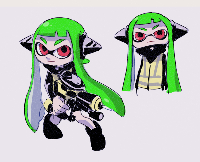 由于我发烧了所以我又来放splatoon的图了