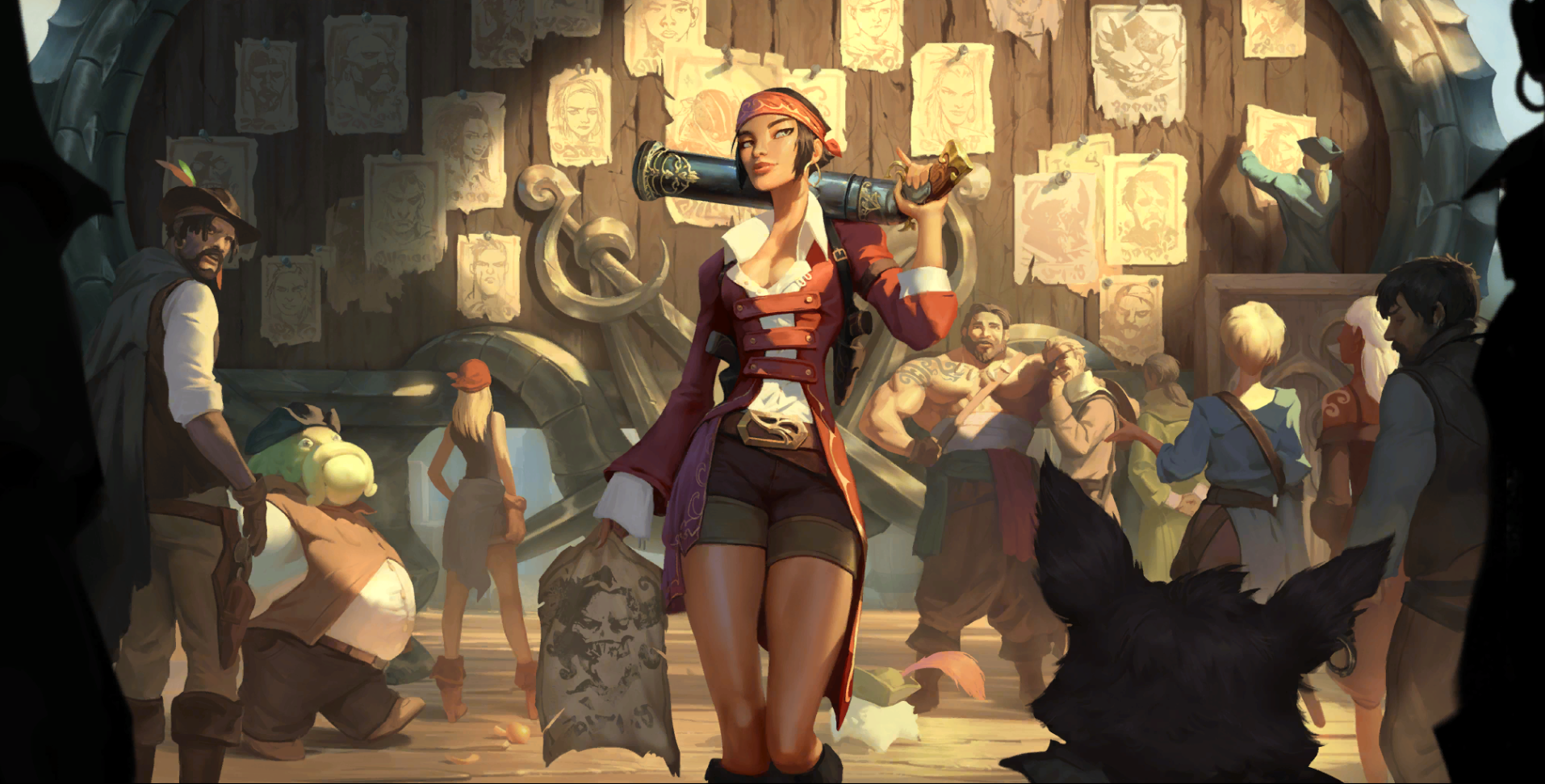 英雄联盟卡牌游戏lor符文之地传奇原画鉴赏比尔吉沃特篇