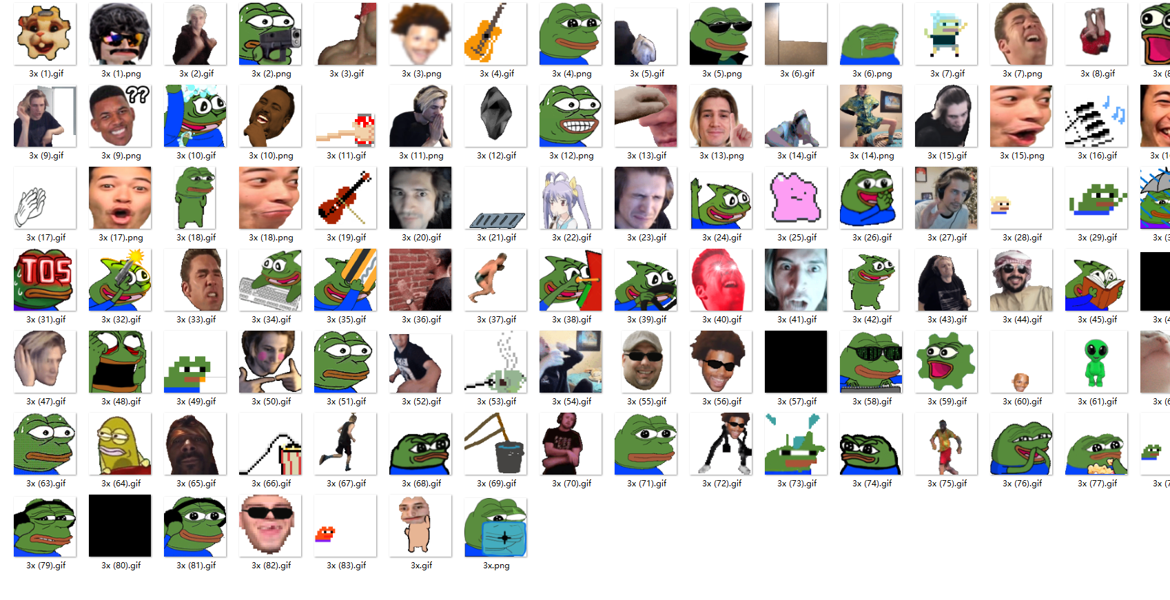 xqc qq表情包eif整合 juicer emotes gif 哔哩哔哩