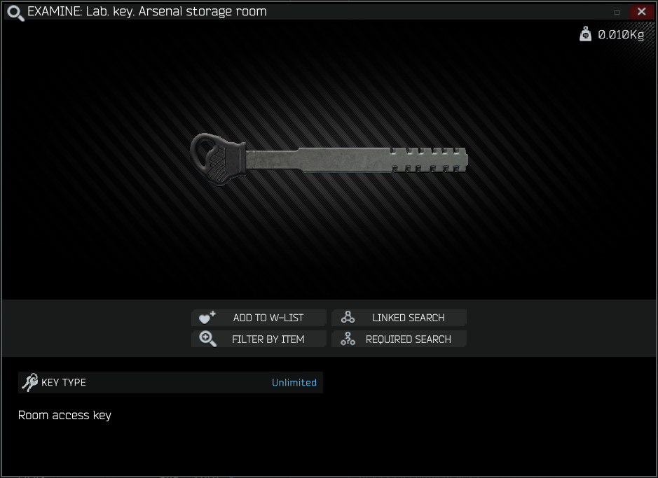 逃离塔科夫实验室钥匙刷新点指南 哔哩哔哩