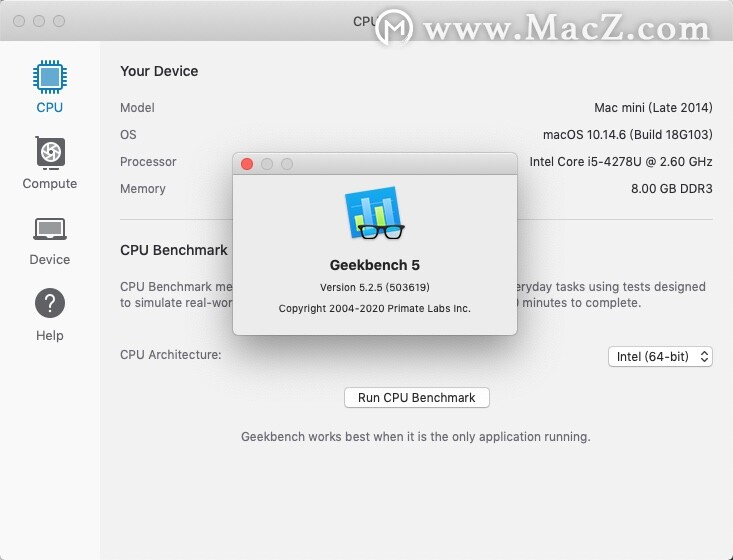geekbench for mac geekbench for mac