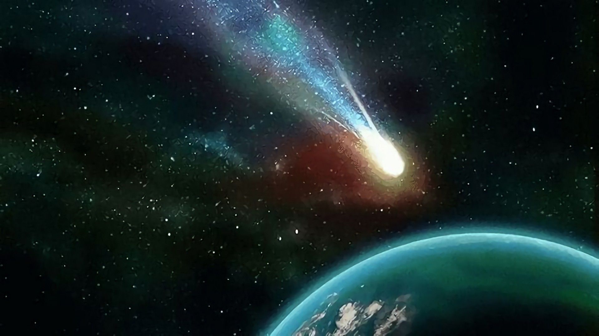 彗星的尾巴为什么这么长 哔哩哔哩