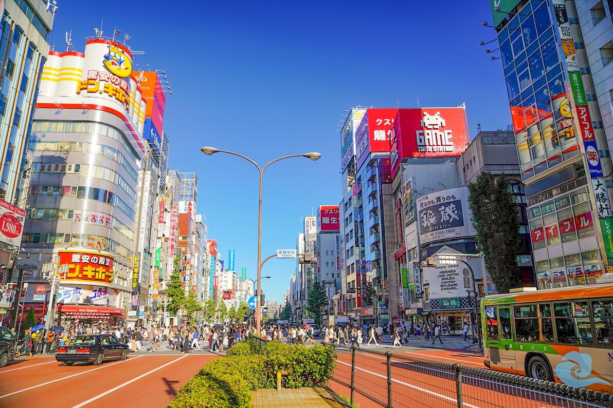 日本 东京新宿 旅游街拍 新宿夜景 - 哔哩哔哩