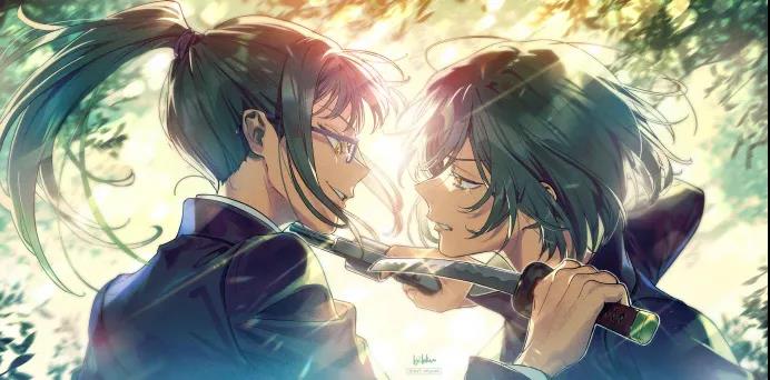 动漫美图壁纸 禅院真希 禅院真依