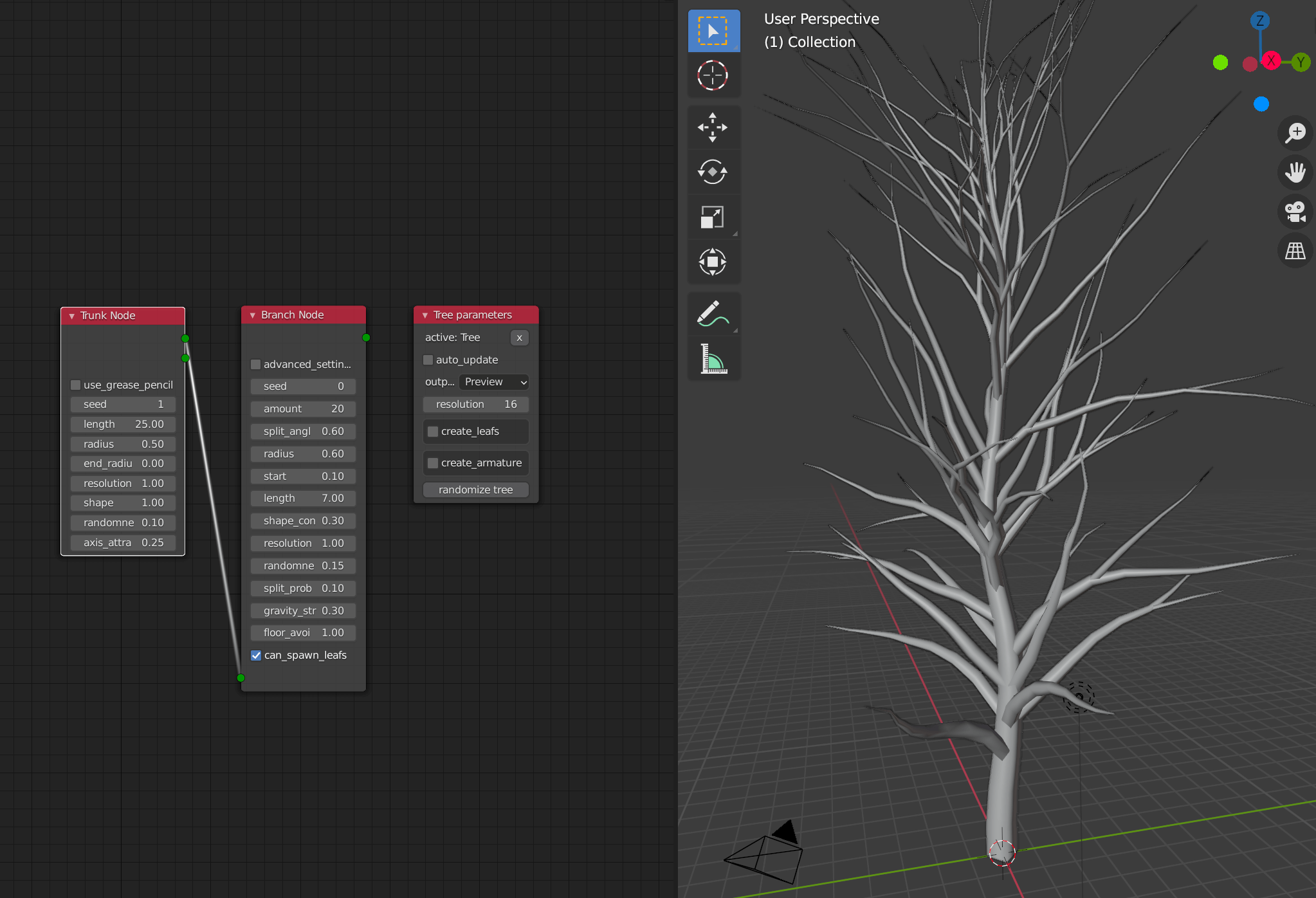 mtree blender 2.93