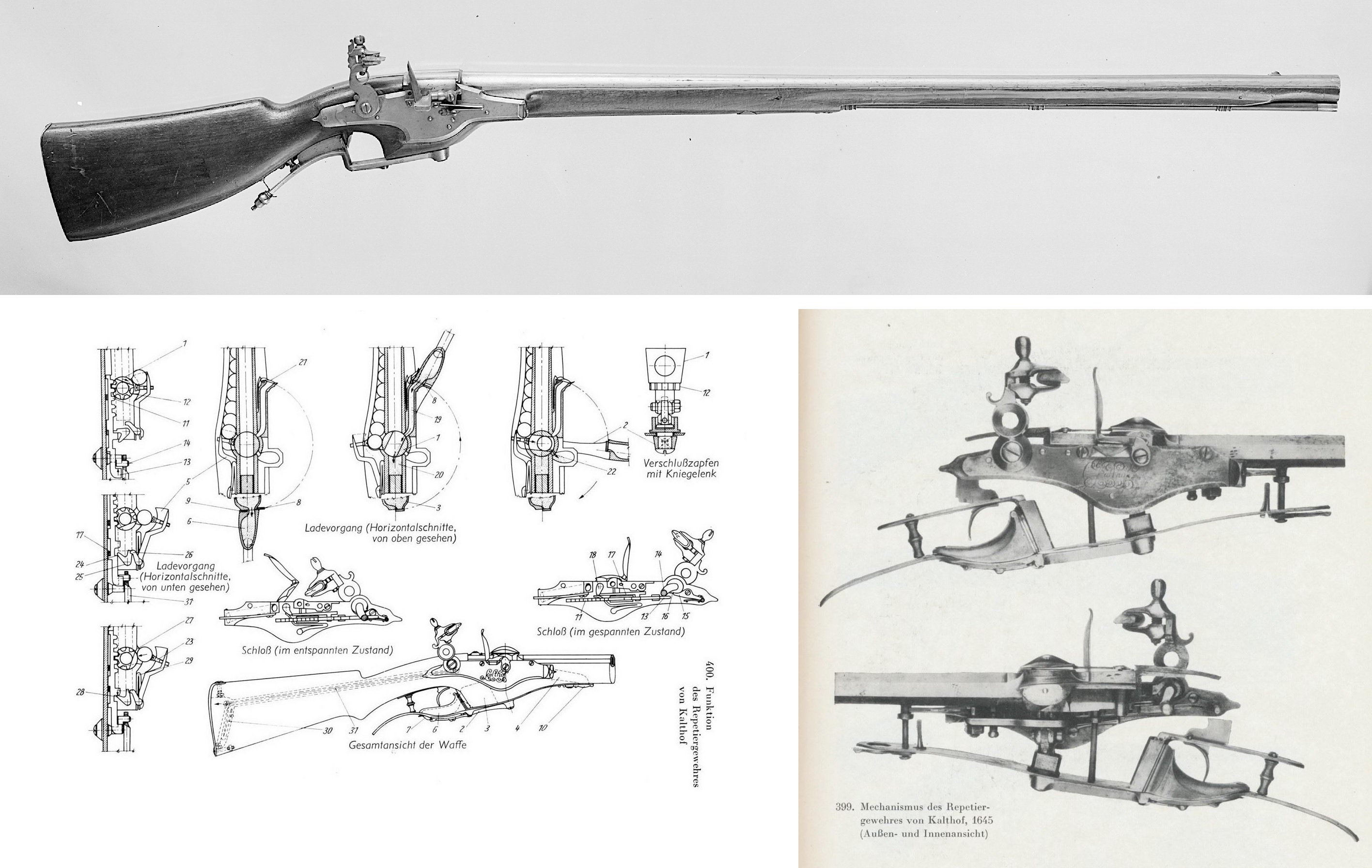 卡尔霍夫连发枪(Kalthoff Repeater)世上首款在军队服役的连射枪 哔哩哔哩