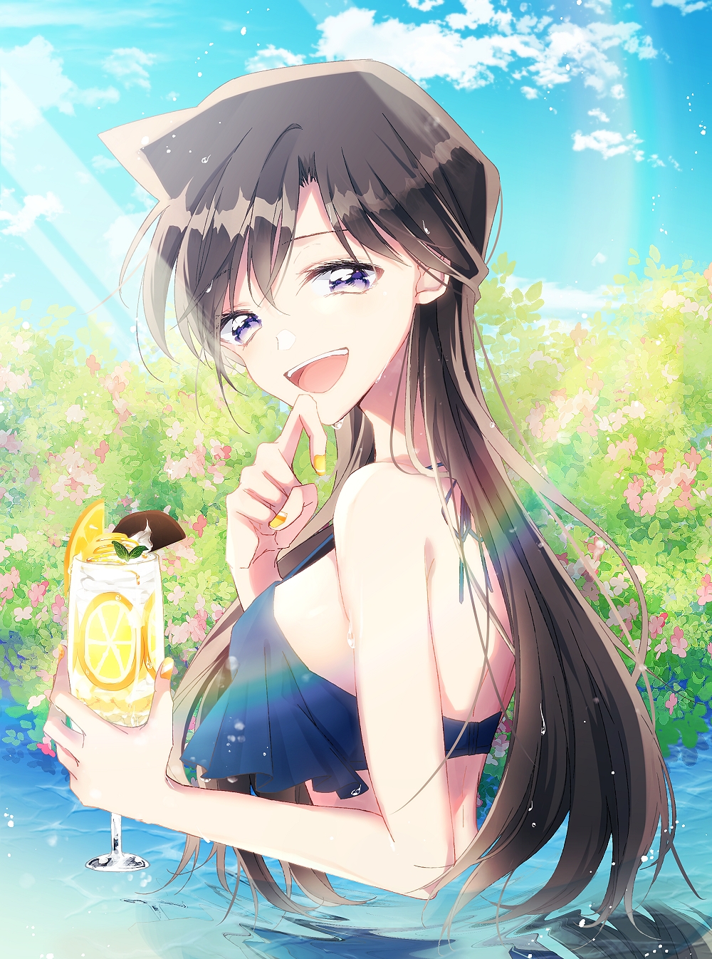 名侦探柯南毛利兰工藤新一pixiv插画