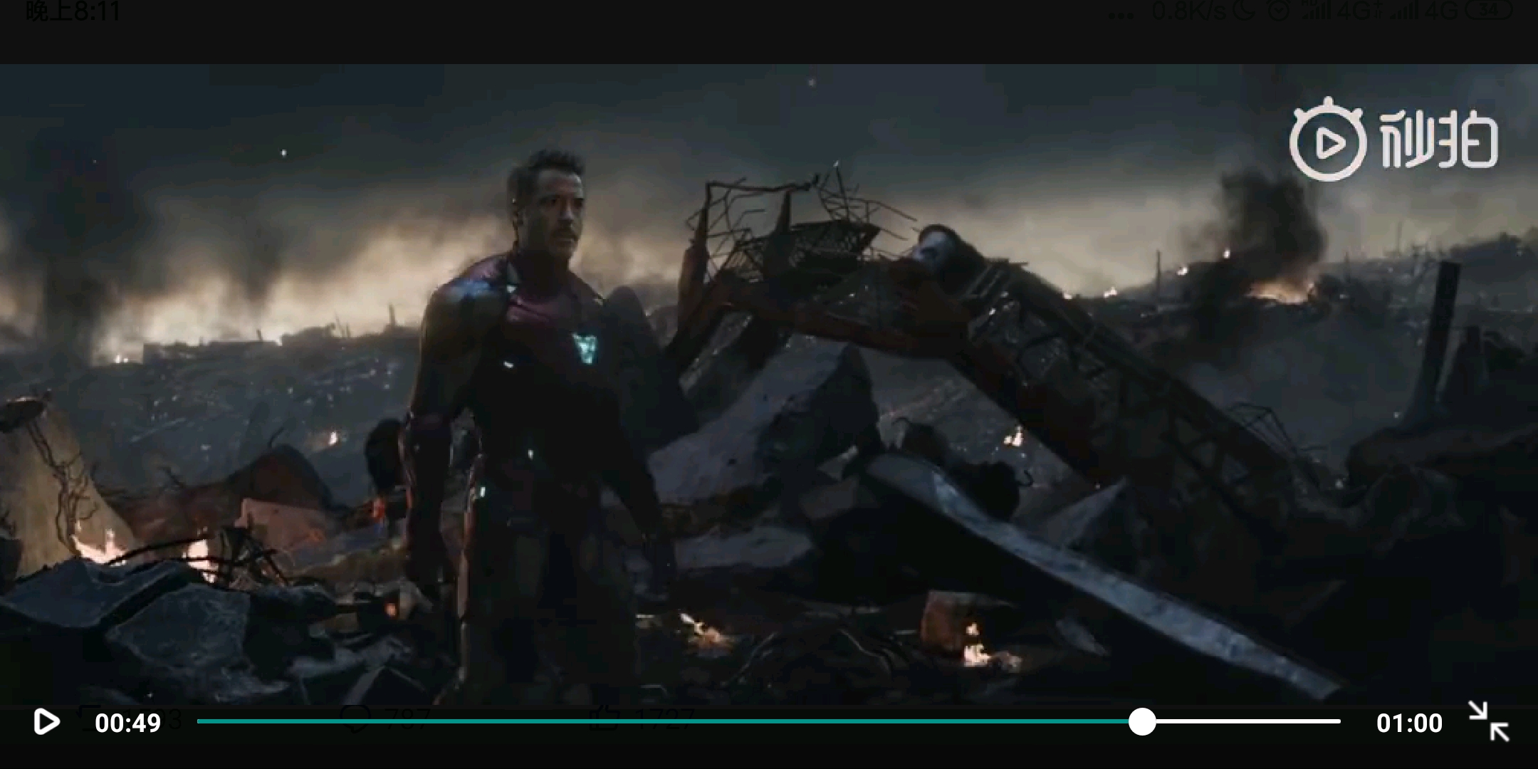 【复仇者联盟4最新预告】 时间线回到复联1!复