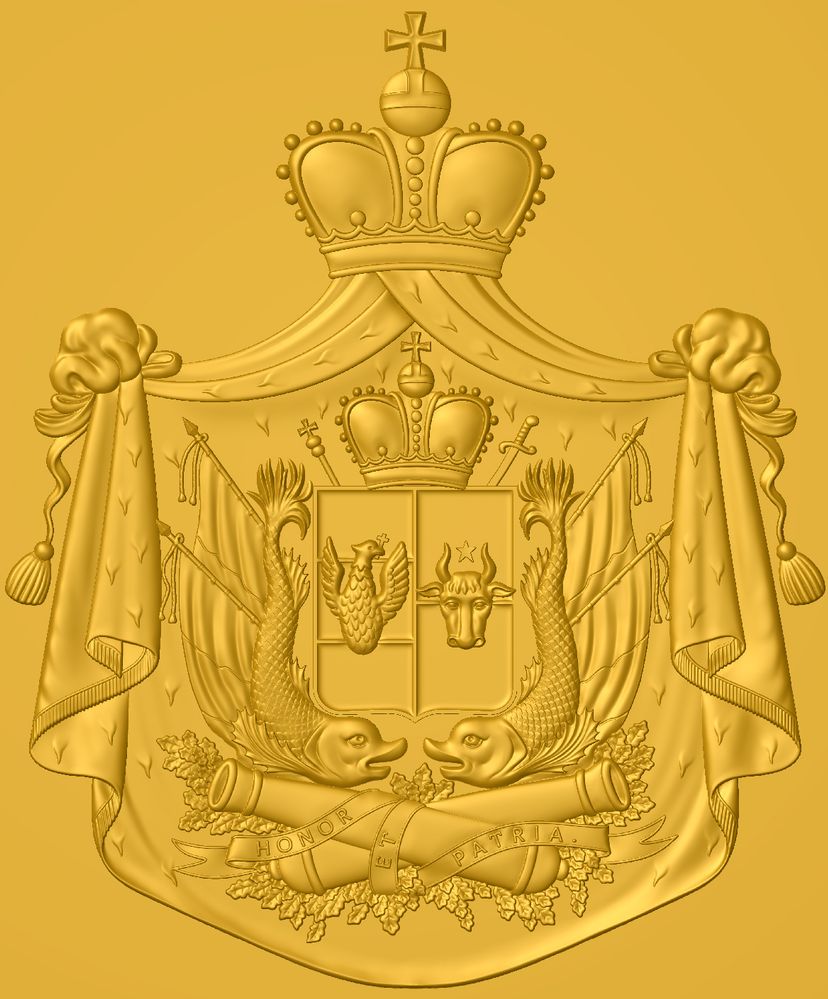 放一波老外的artcam浮雕作品