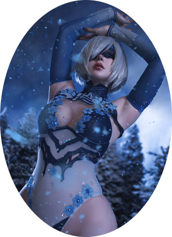 SayaTheFox Frost 2B Cosplay