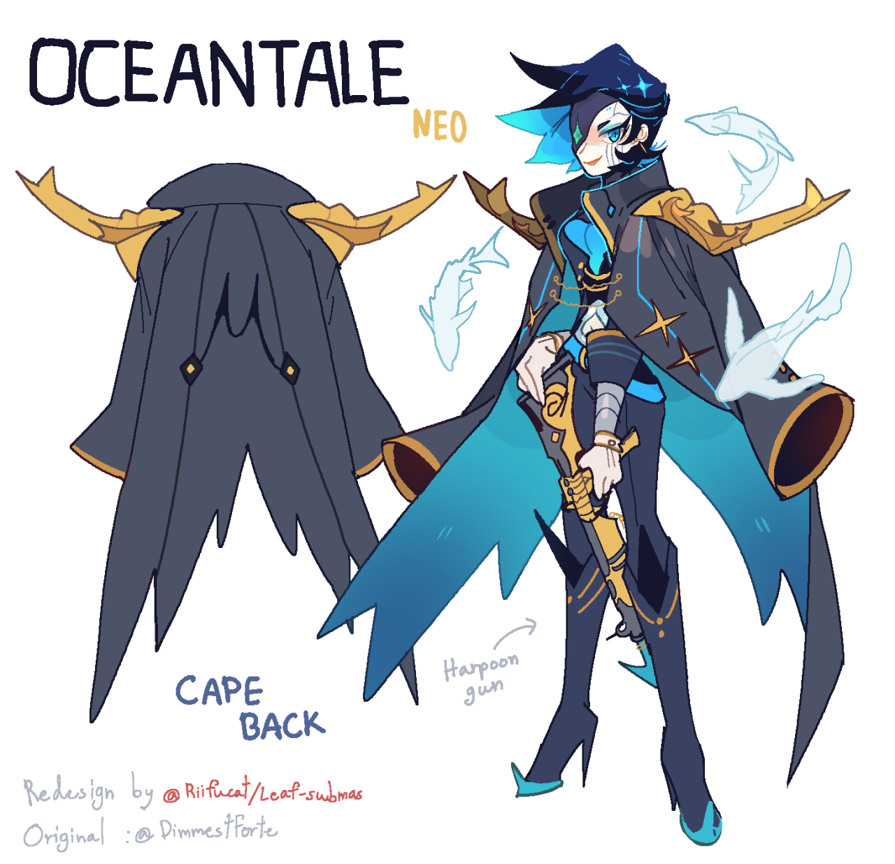 【传说之下2设】精美人物图包 (oceantale篇) - 哔哩哔哩