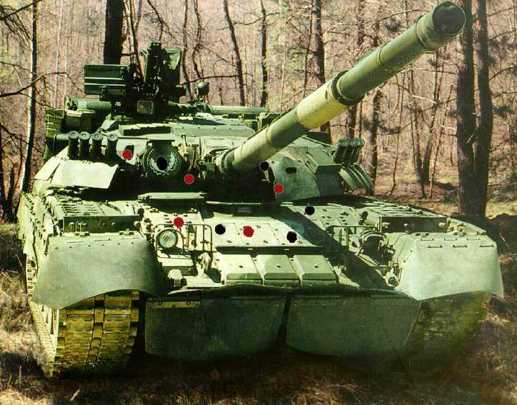 破甲深度>500mm rha)t-80u(仅有无era实验目标的数据)一发apfsds接近