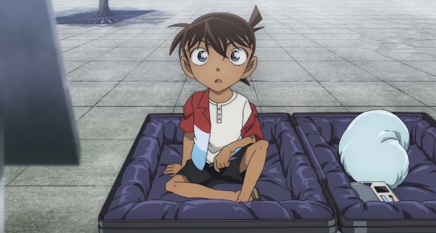 柯南23部剧场版《绀青之拳》新预告,新一小兰