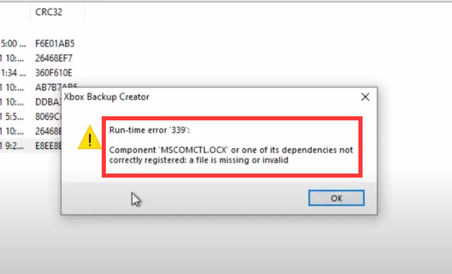 Runtime error 339 component comdlg32 ocx как исправить