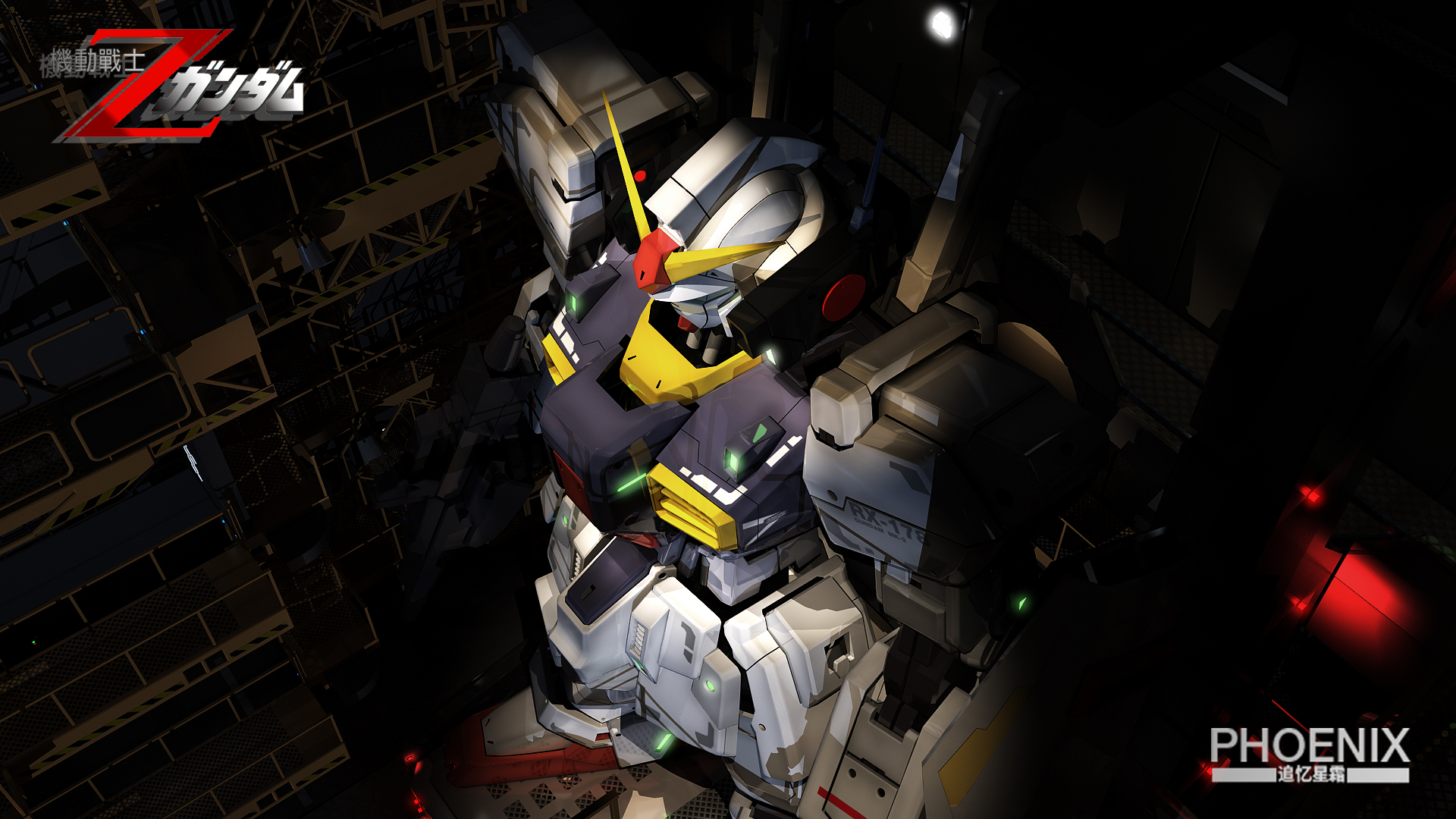 吧友展示:【3d属性】高达mk2黑白兔