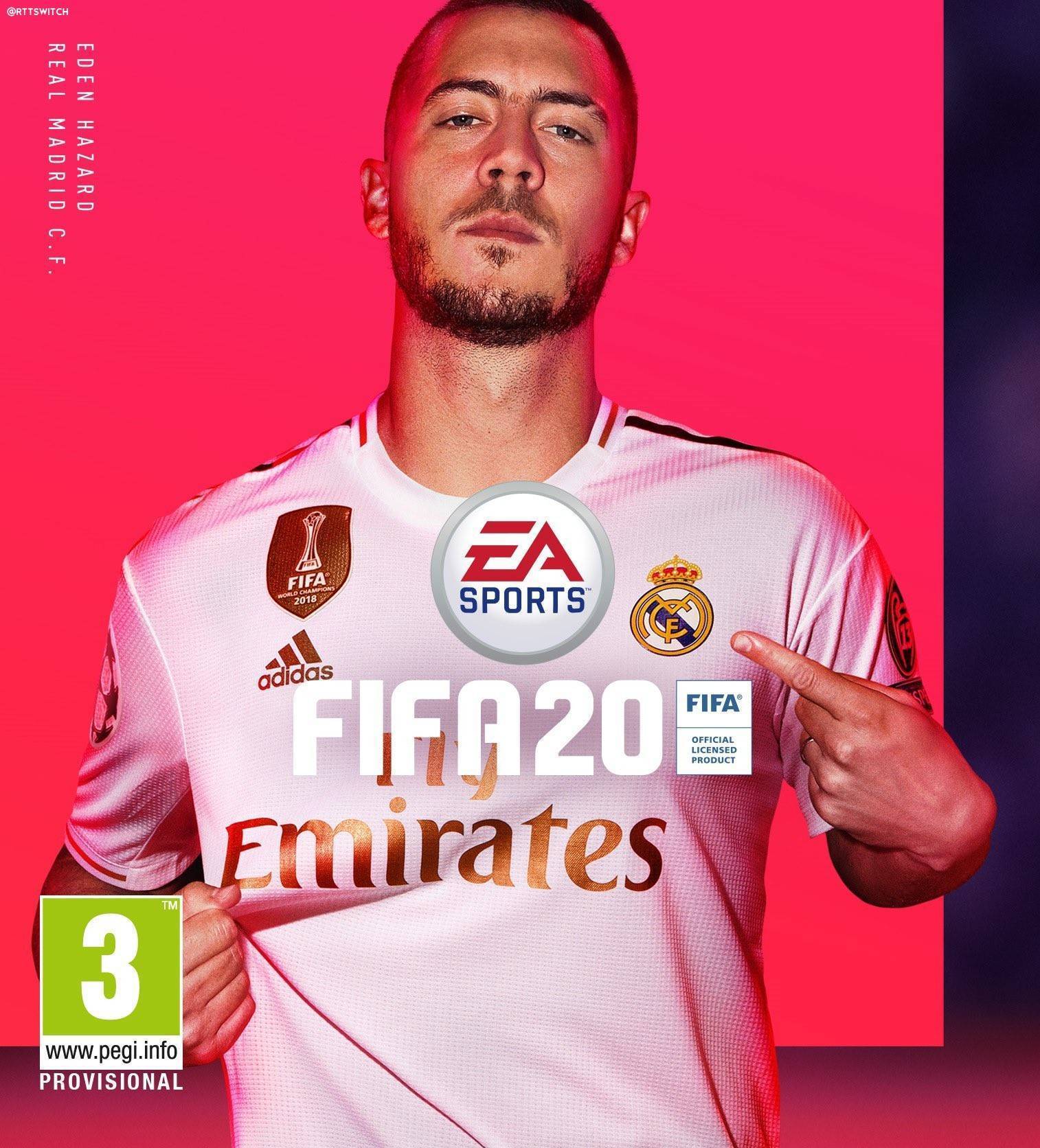 《fifa20》封面球星公布!还敢穿球衣不怕临时换球服