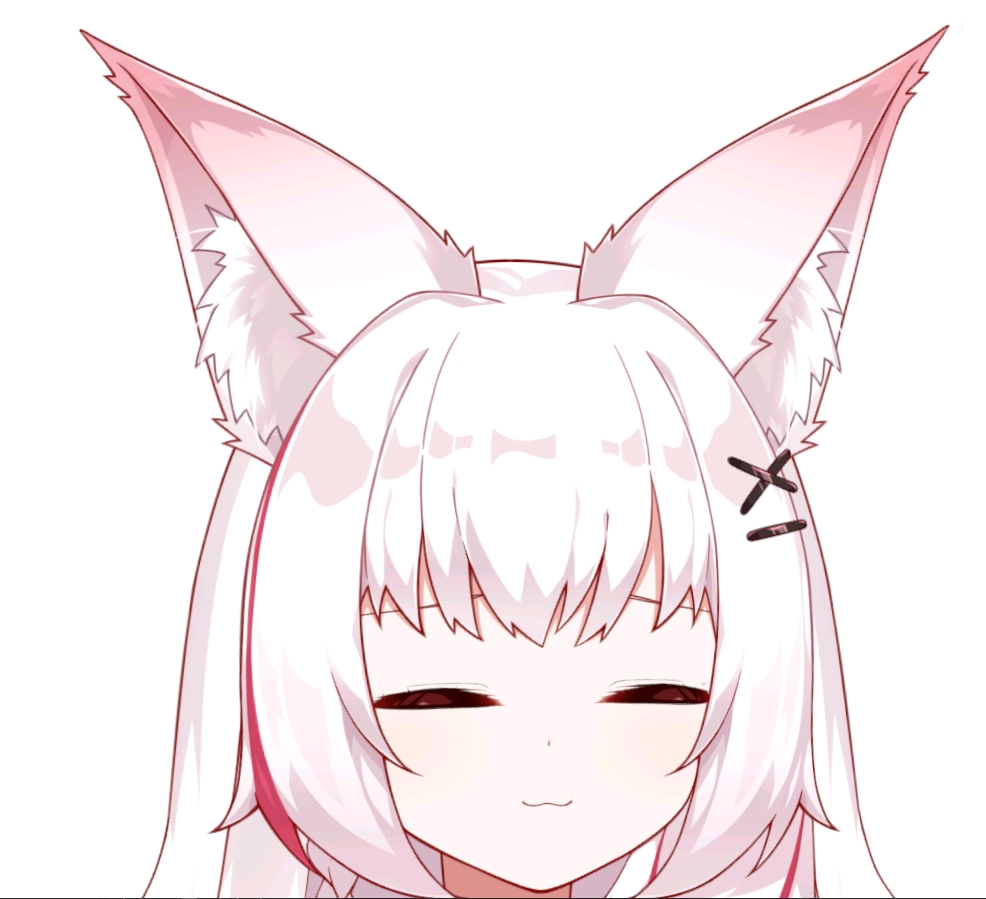 本体三尾灵狐,毛茸茸的三条大尾巴和 大,耳朵是主要特征,睡觉时喜欢当