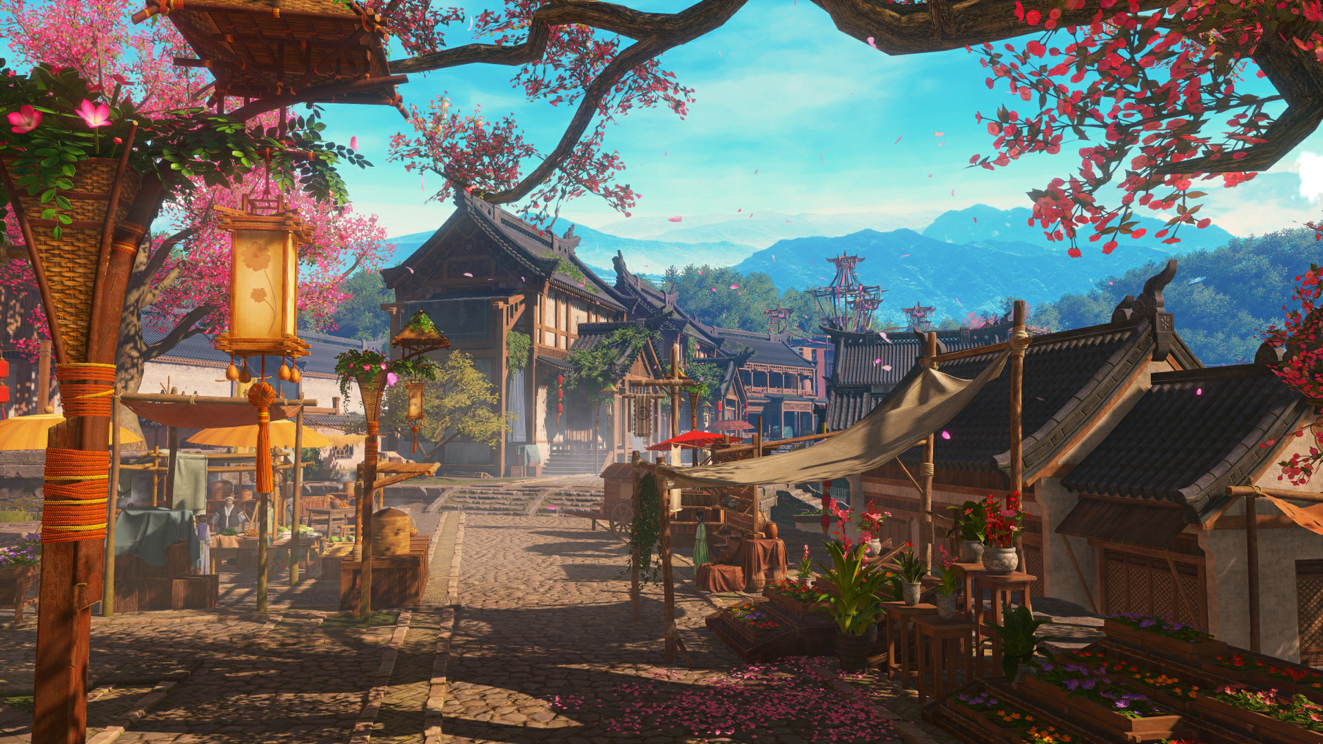 《Wallpaper Engine》动态壁纸推荐：把酒祝东风，且共从容 - 哔哩哔哩