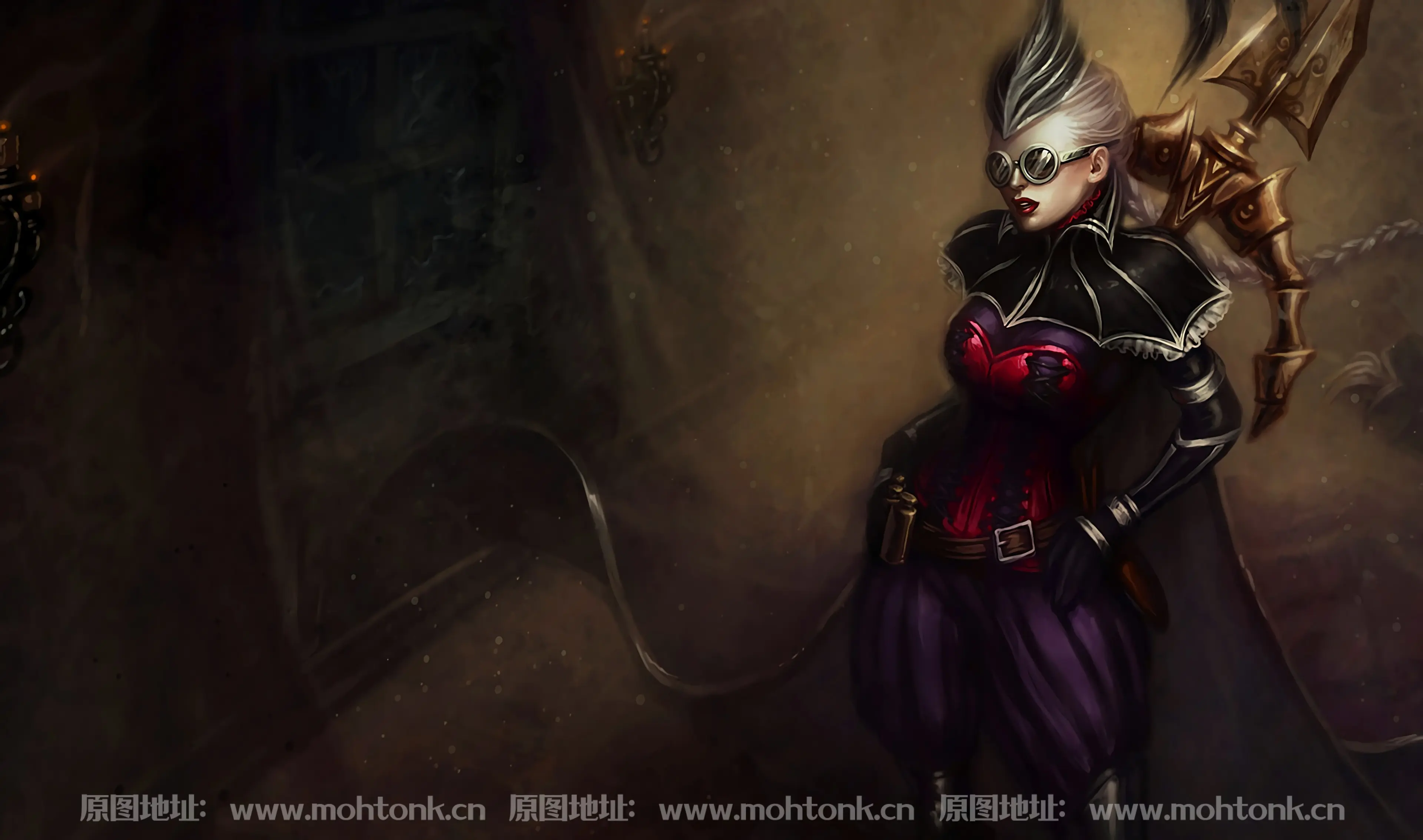 lol官方原画合集-暗夜猎手 薇恩 - 哔哩哔哩