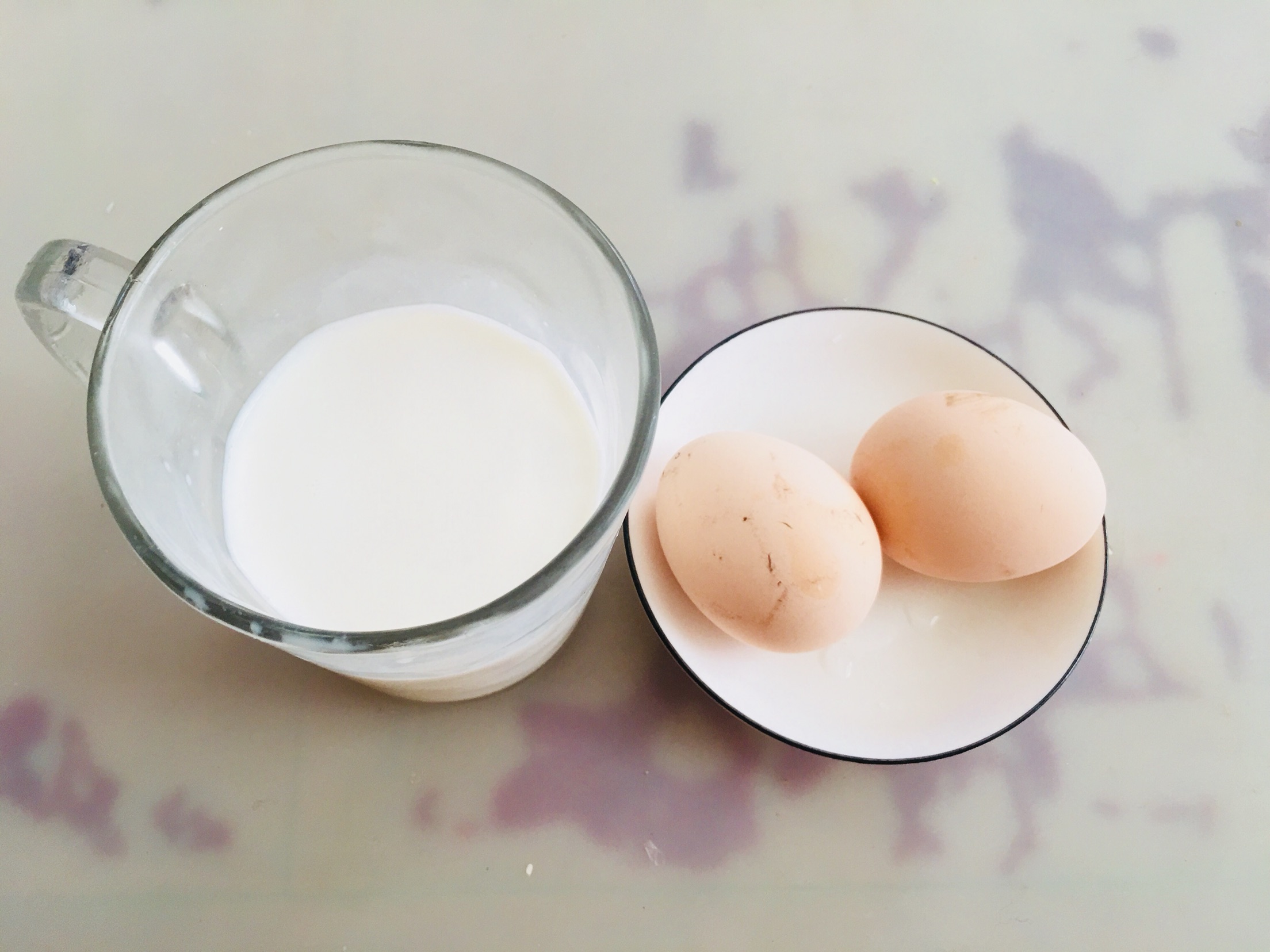 早餐鸡蛋牛奶图片真实图片