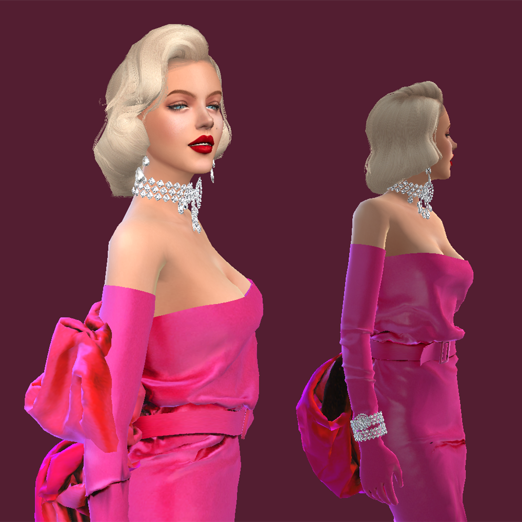 原创模拟人生4仿真人梦露