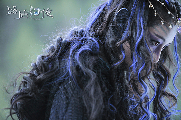 吴倩盛唐幻夜热播首次倒模化身美艳蝙蝠女