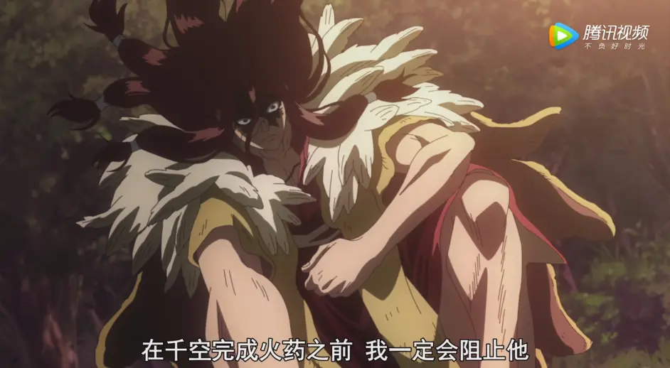 Dr Stone石纪元 大树复活杠 司与千空决裂 一场制造枪的战争 哔哩哔哩