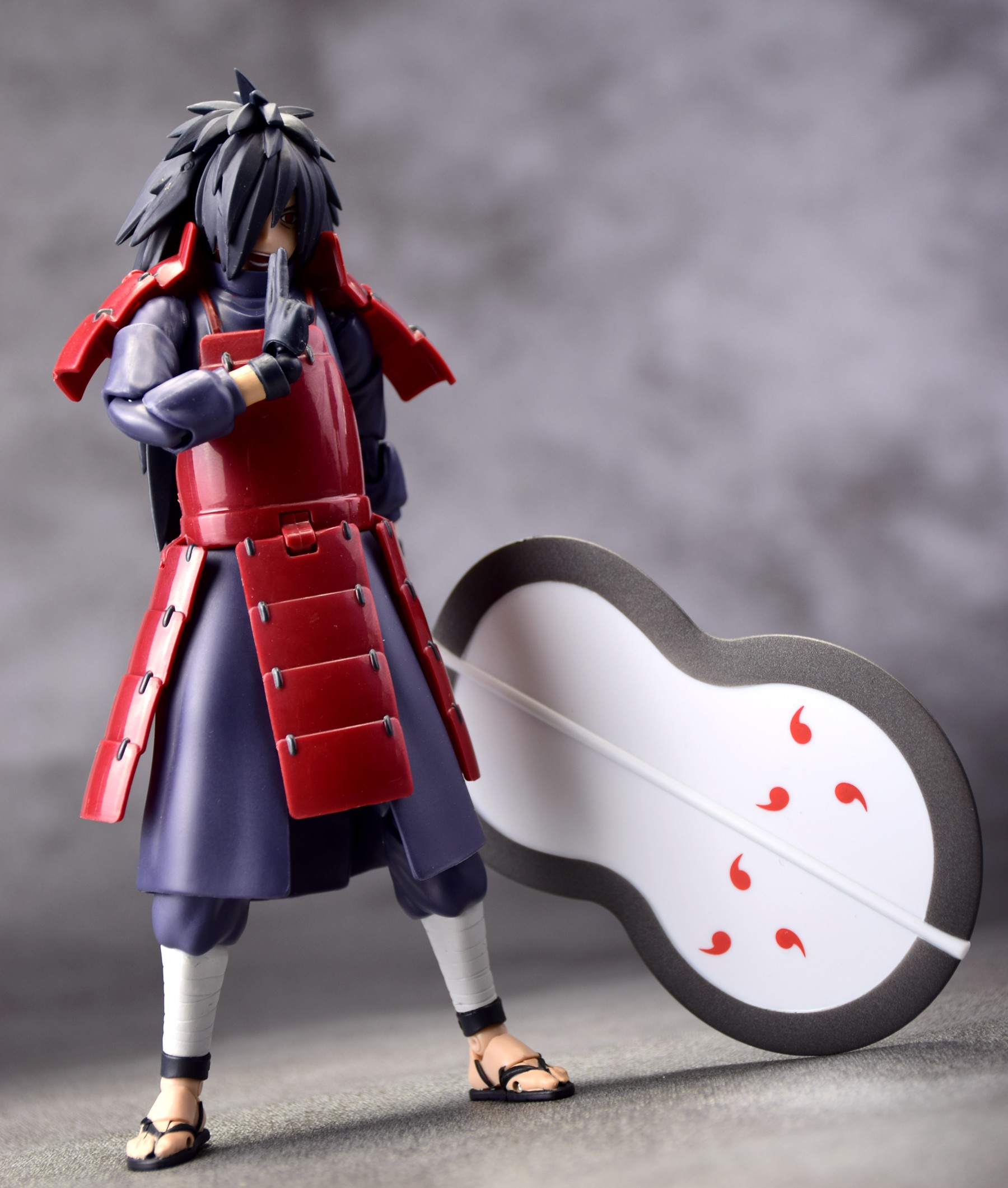 万代shfiguarts火影忍者宇智波斑手办评测