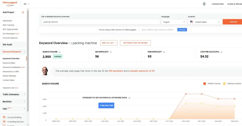 10款免费的外贸seo关键词工具，轻松获得高排名