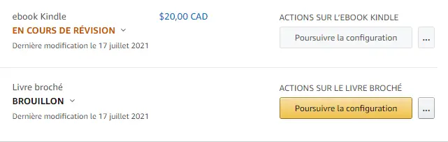 我的法文小说在amazon上直接出售了 哔哩哔哩