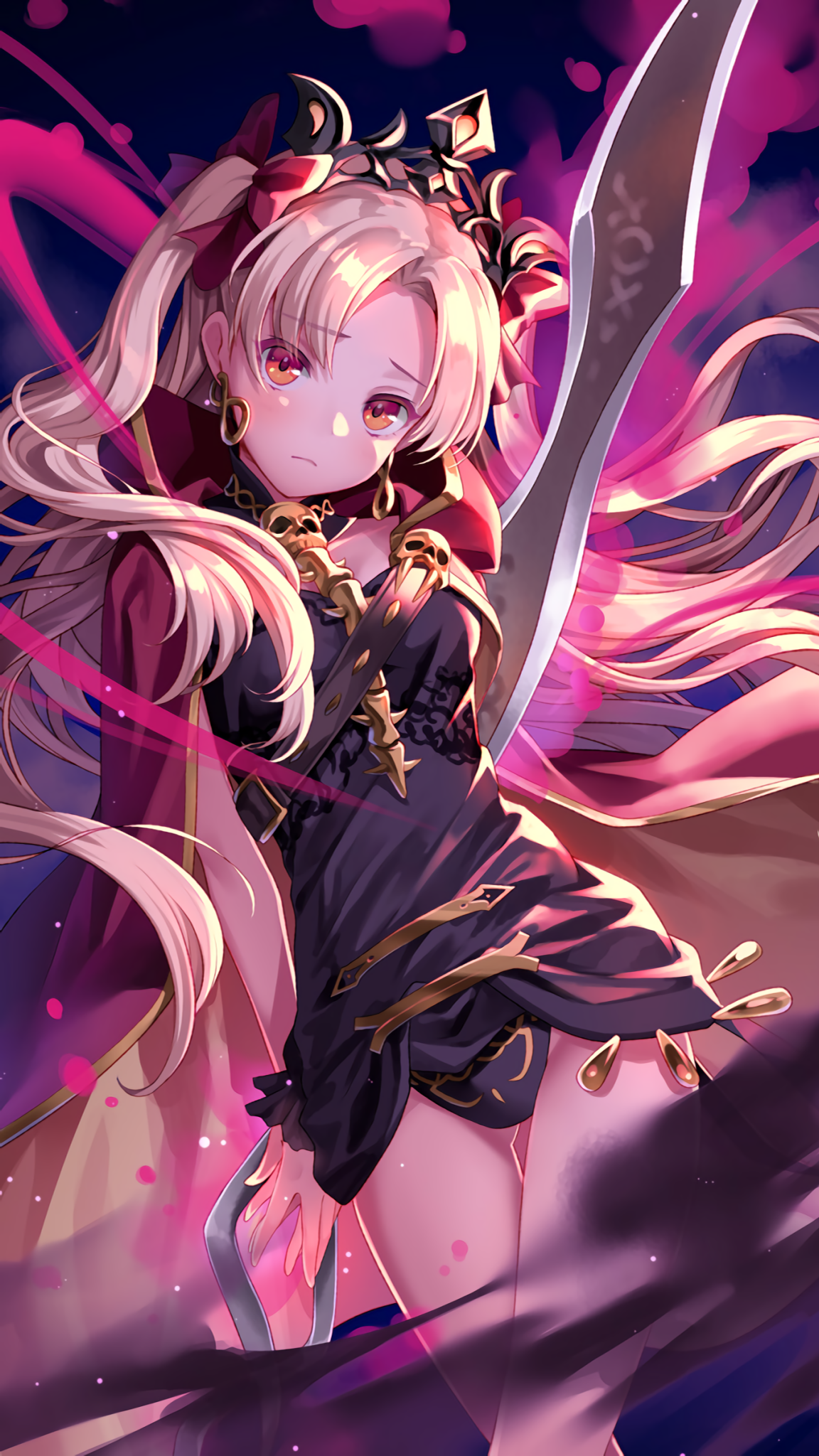 手机高清壁纸裁剪远坂凛在圣杯战争中背负世家命运的双马尾少女13