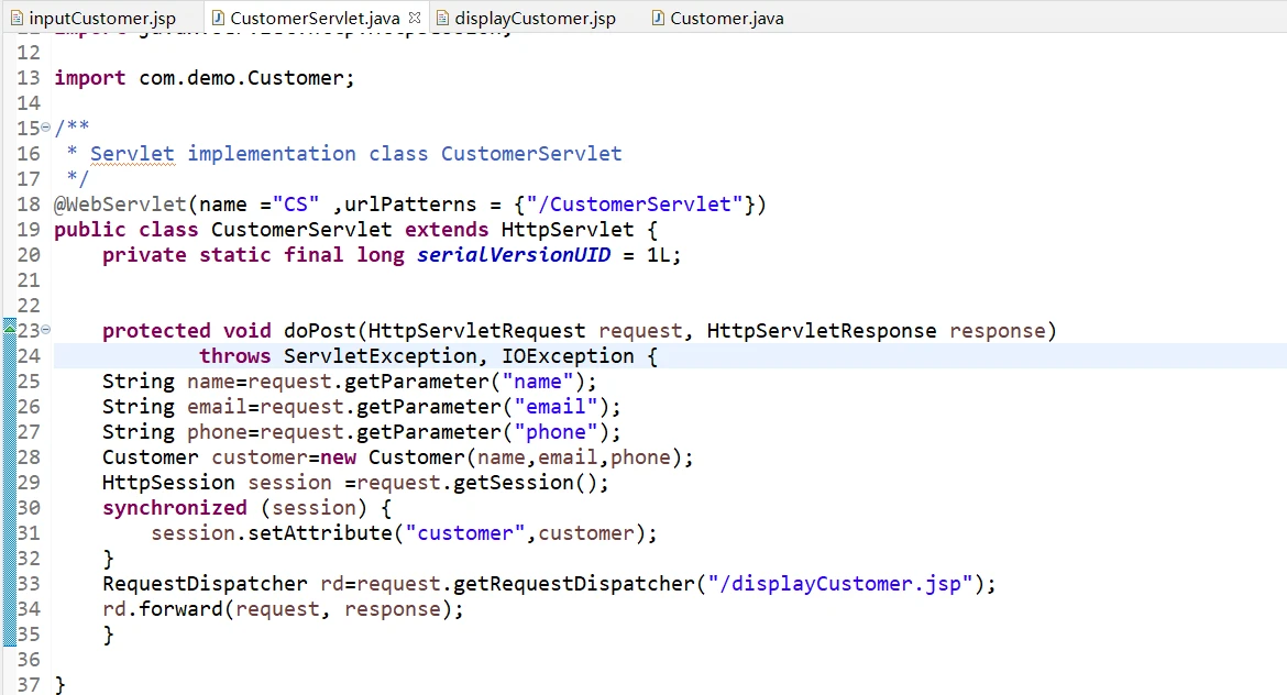javawebjavabean在表单收集数据传到servlet传到jsp页面由jspgetProperty显示 哔哩哔哩