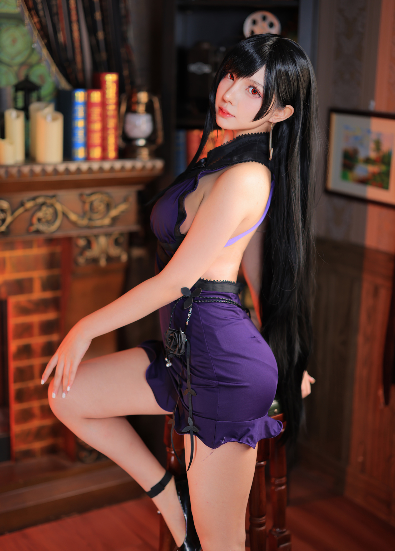 妍子坚不可摧最终幻想蒂法cosplay3